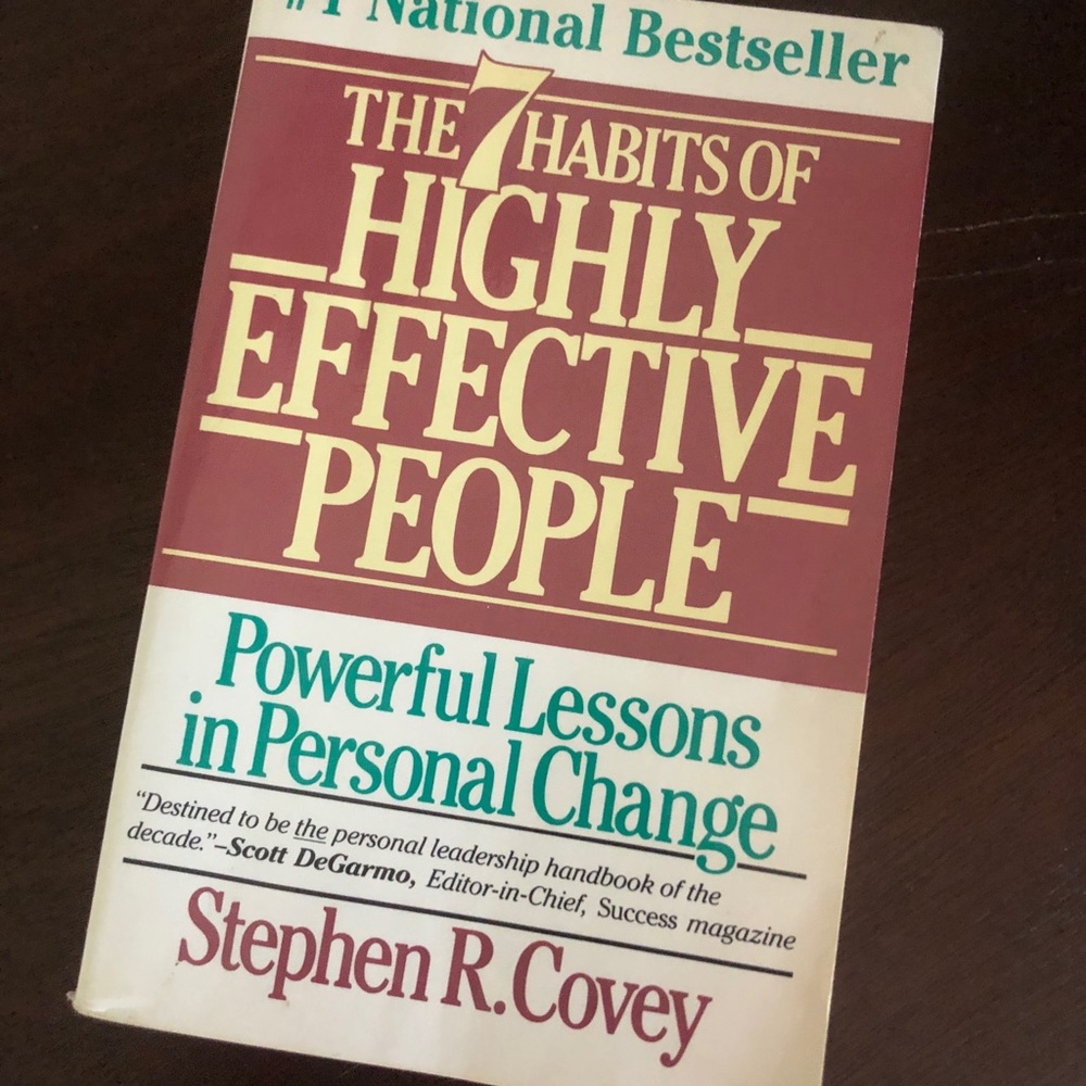 BOOK Seven Habits of Highly Effective People Covey
